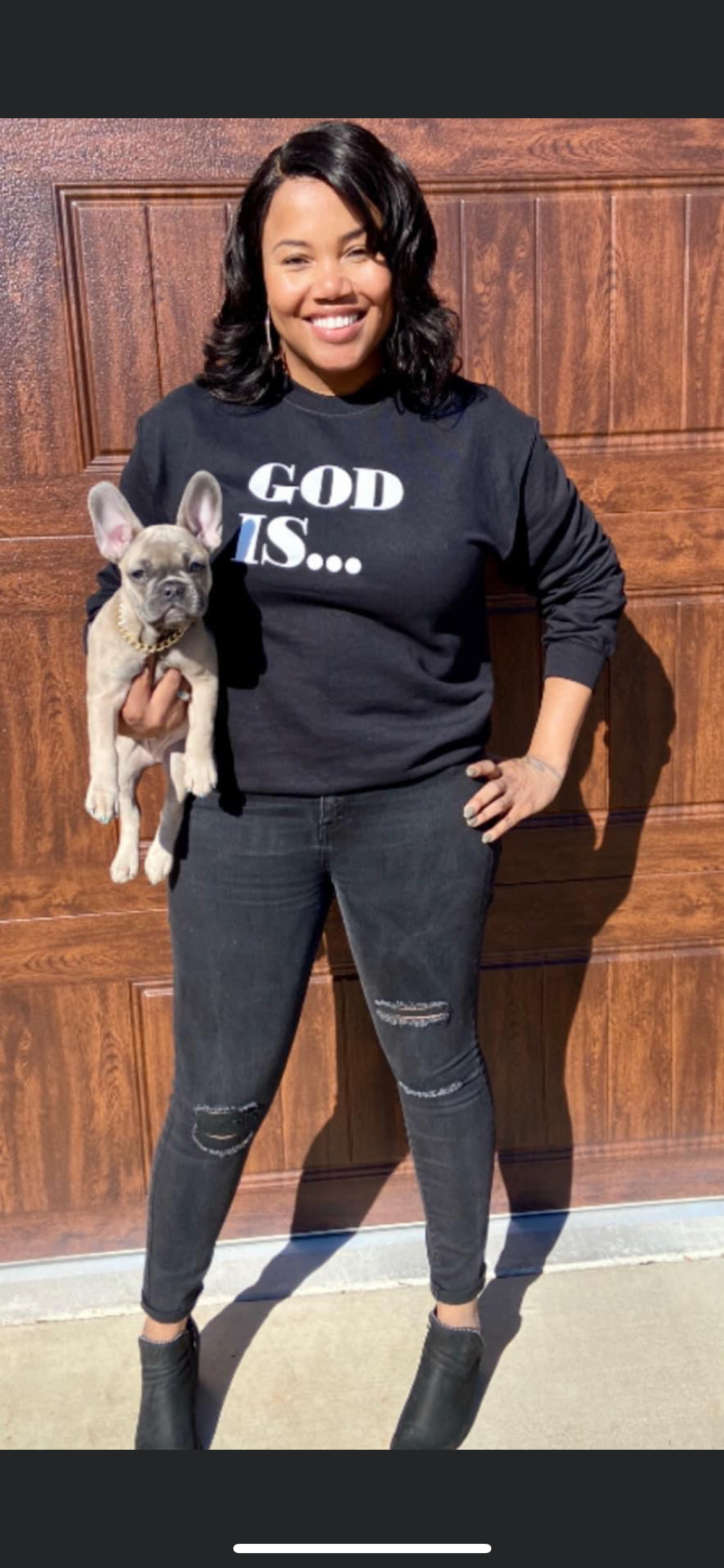 'BLACK' GOD IS... Sweatshirt