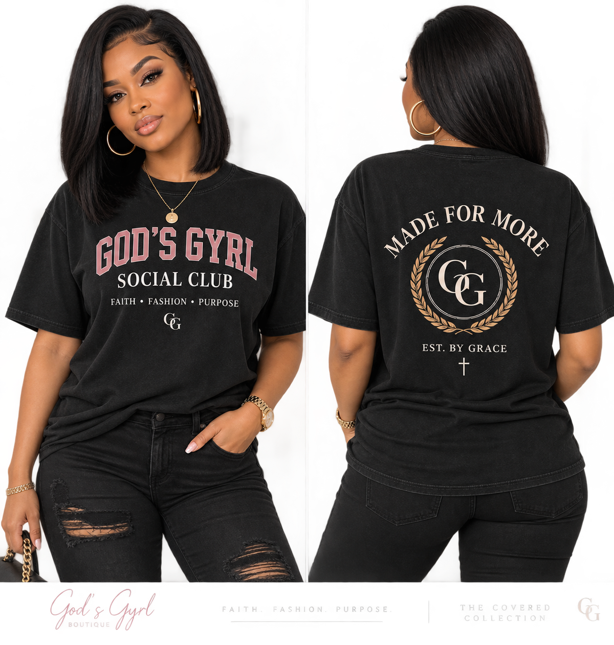 'God's Gyrl Social Club' Tee