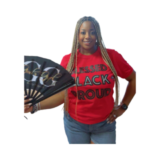 God's Gyrl Folding Hand Fan