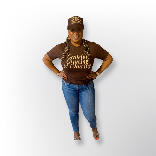 Grateful, Growing & Glowing Tee