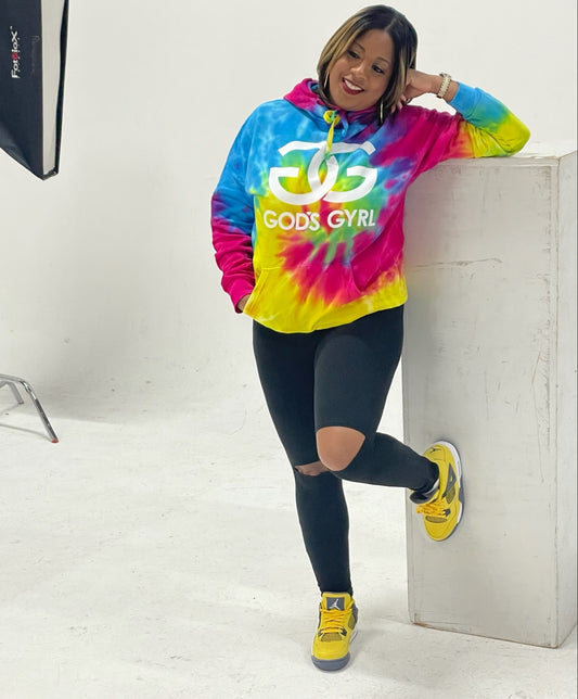 God’s Gyrl Signature Hoodie - Tie Dye