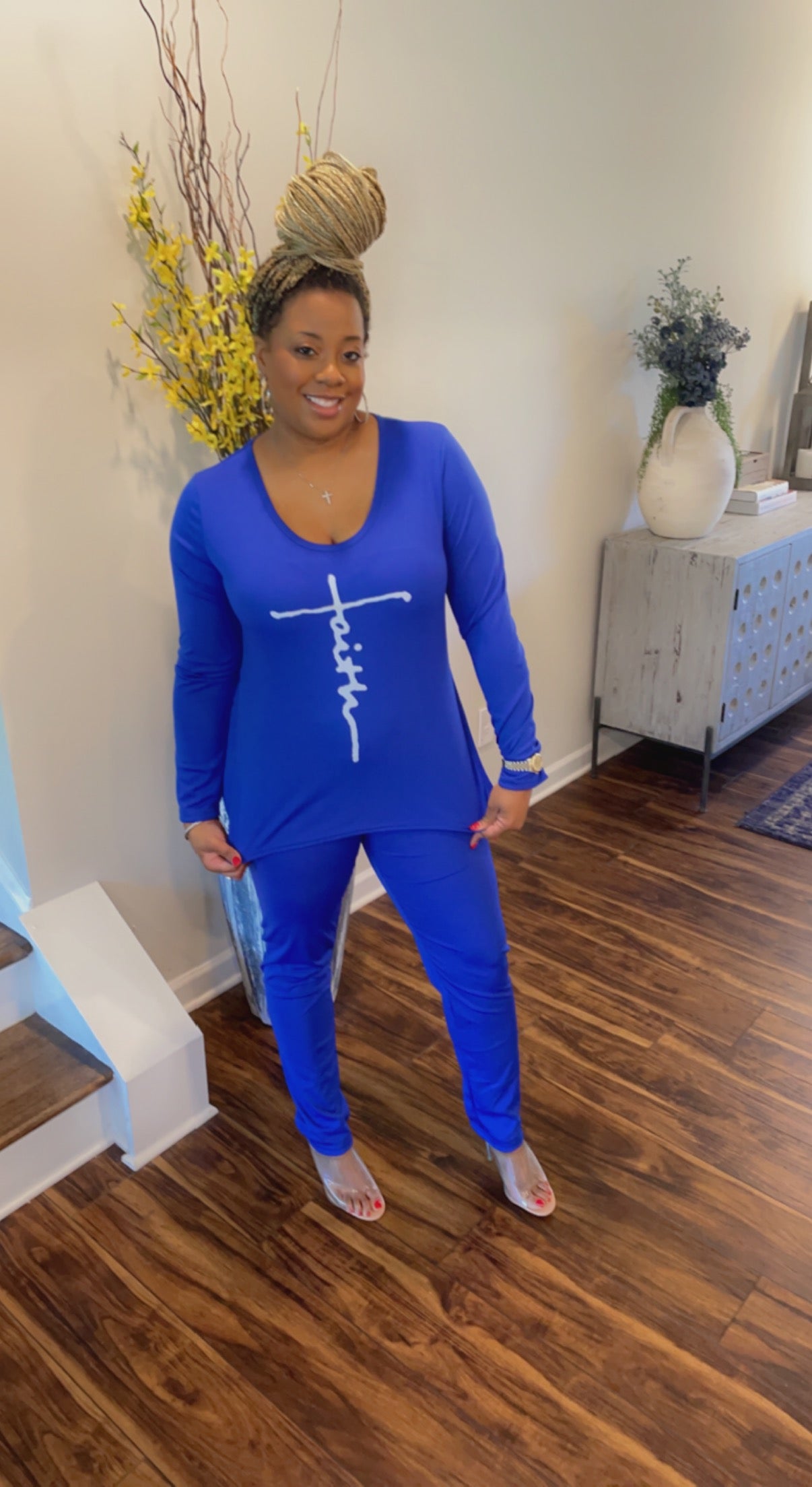 "Faith" Pants Set
