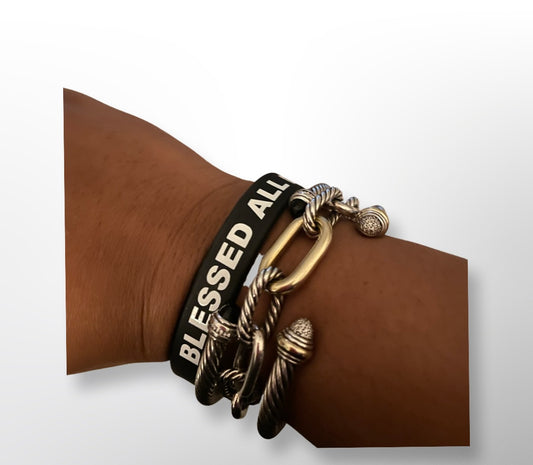 ‘BLESSED ALL DAY EVERYDAY’ Wristband