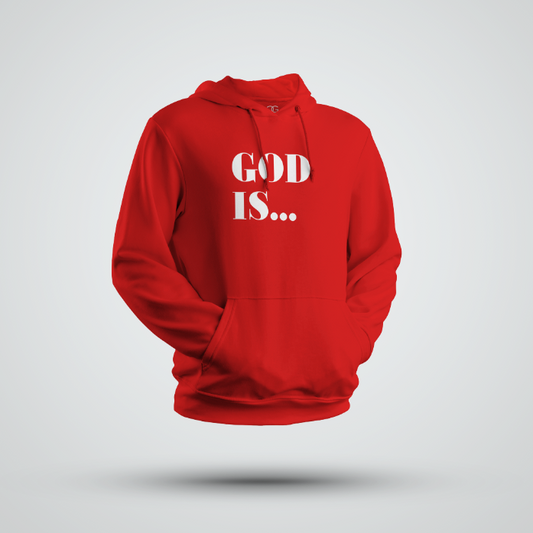 'RED' GOD IS... HOODIE
