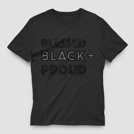 'Blessed Black Proud' Tee
